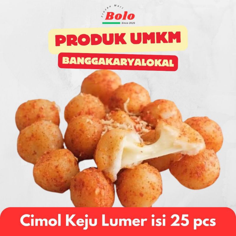 

[CEMILAN VIRAL!] Cimol Cimoy Frozen isi Keju - 1 Pack isi 25pcs - Praktis & Siap Makan