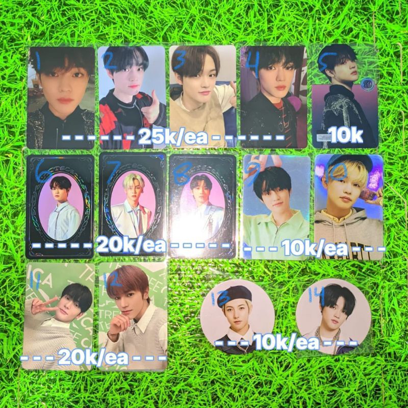 nct dream 127 wayv photocard pc circle card cc yearbook yb chenle taeyong jaehyun kun sungchan renju