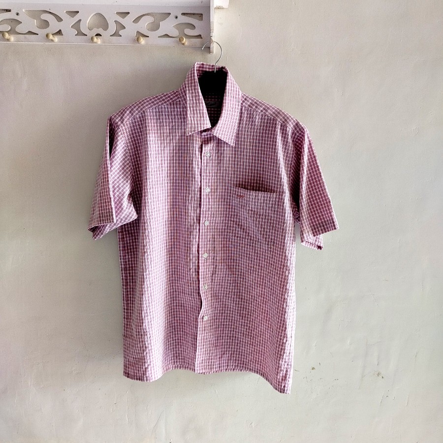 KEMEJA pria branded SIZE L crocodile second