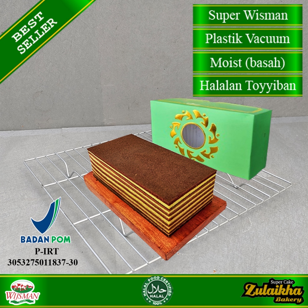 

Lapis legit coklat wisman 20 x 10 cm