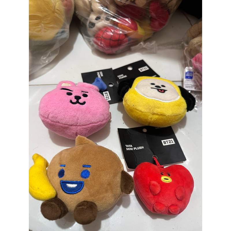 Boneka Gantungan Kunci BT21 Bts Bangtan Boys Original Official