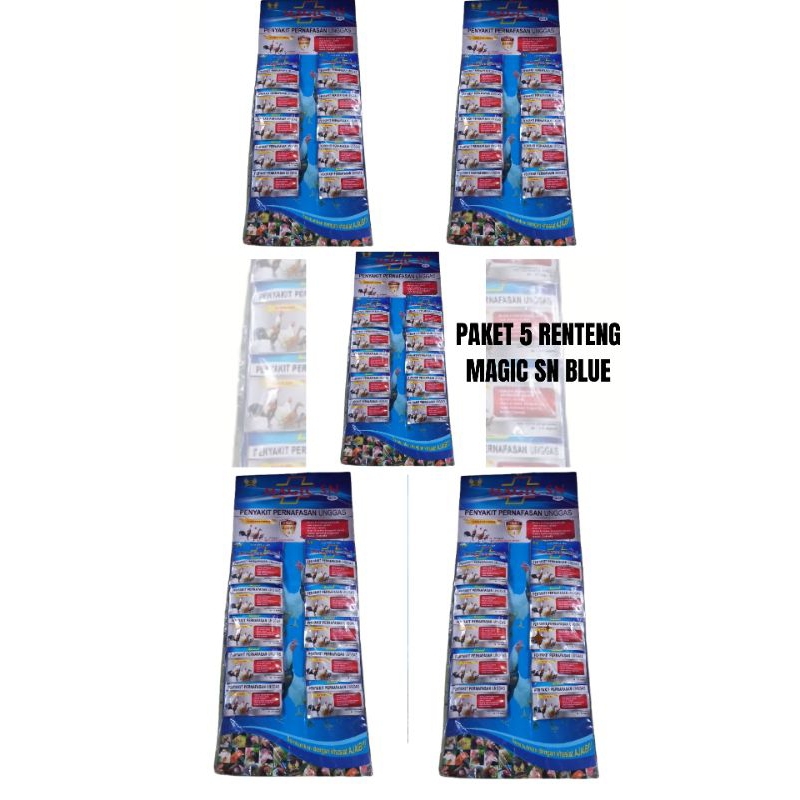 Paket Hemat 5 Renteng Magic SN Blue