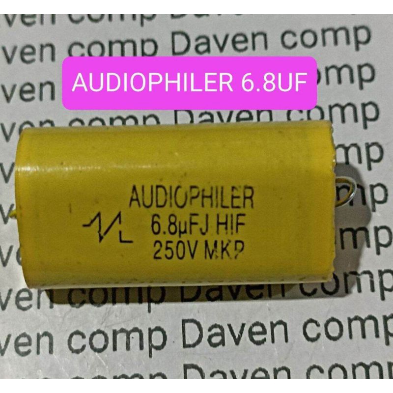 KAPASITOR AUDIOPHILER 685UF 6.8UF 250V AUDIOPILER 6.8 UF 685 UF