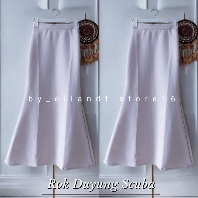 Rok Wanita Kekinian Model Duyung Scuba Premium