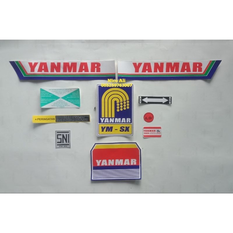 Jungle_Shop_ Stiker Yanmar Ym Sx