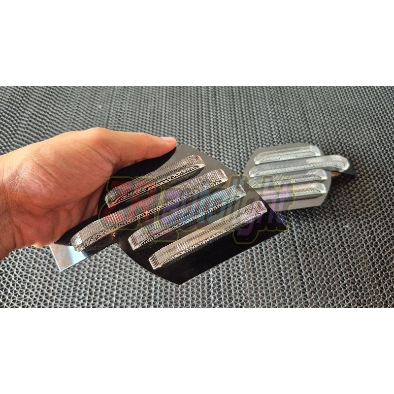 SLIM FRAME CAKAR Aklirik Cristal PREMIUM Led DRL RGB / Polosan Non LED PNP Headlamp Mobil Grand Max 