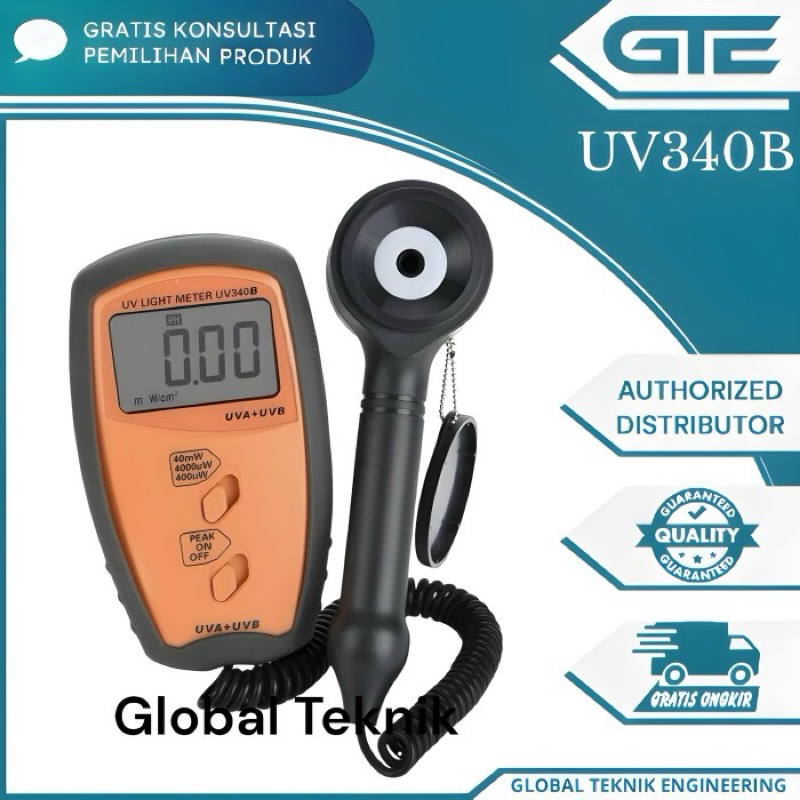 UV340B Professional Pocket Portable UV Light Meter UVA & UVB Measure