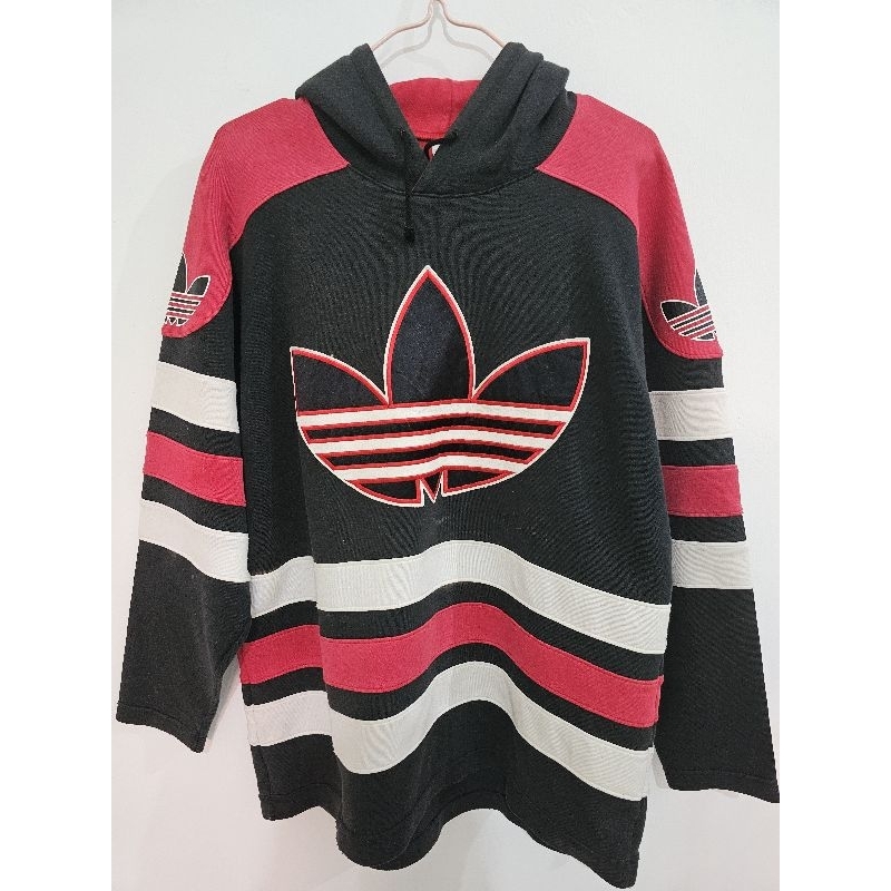 Adidas Descente Black Red Vintage
