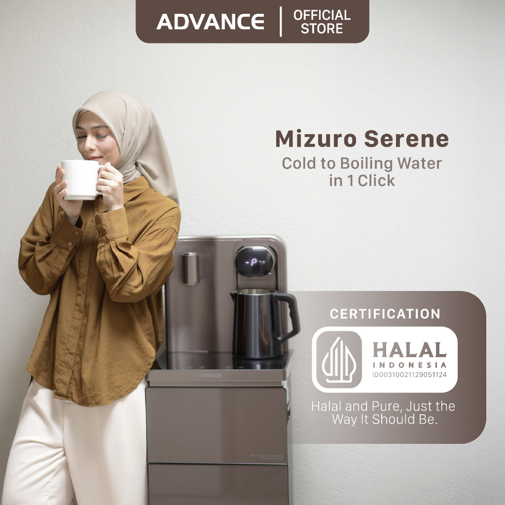 ADVANCE - Reverse Osmosis Mizuro Serene Water  Purifier (WS8845) - Dispenser Filter Air Minum