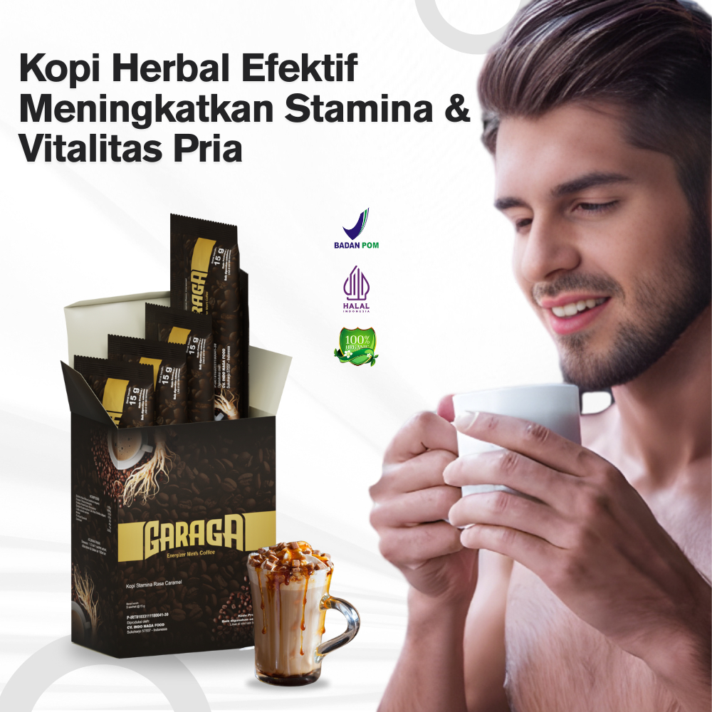 

Garaga Coffee Caramel - Kopi Herbal Pria Efektif Mendukung Durasi Tanpa Batas Halal & BPOM