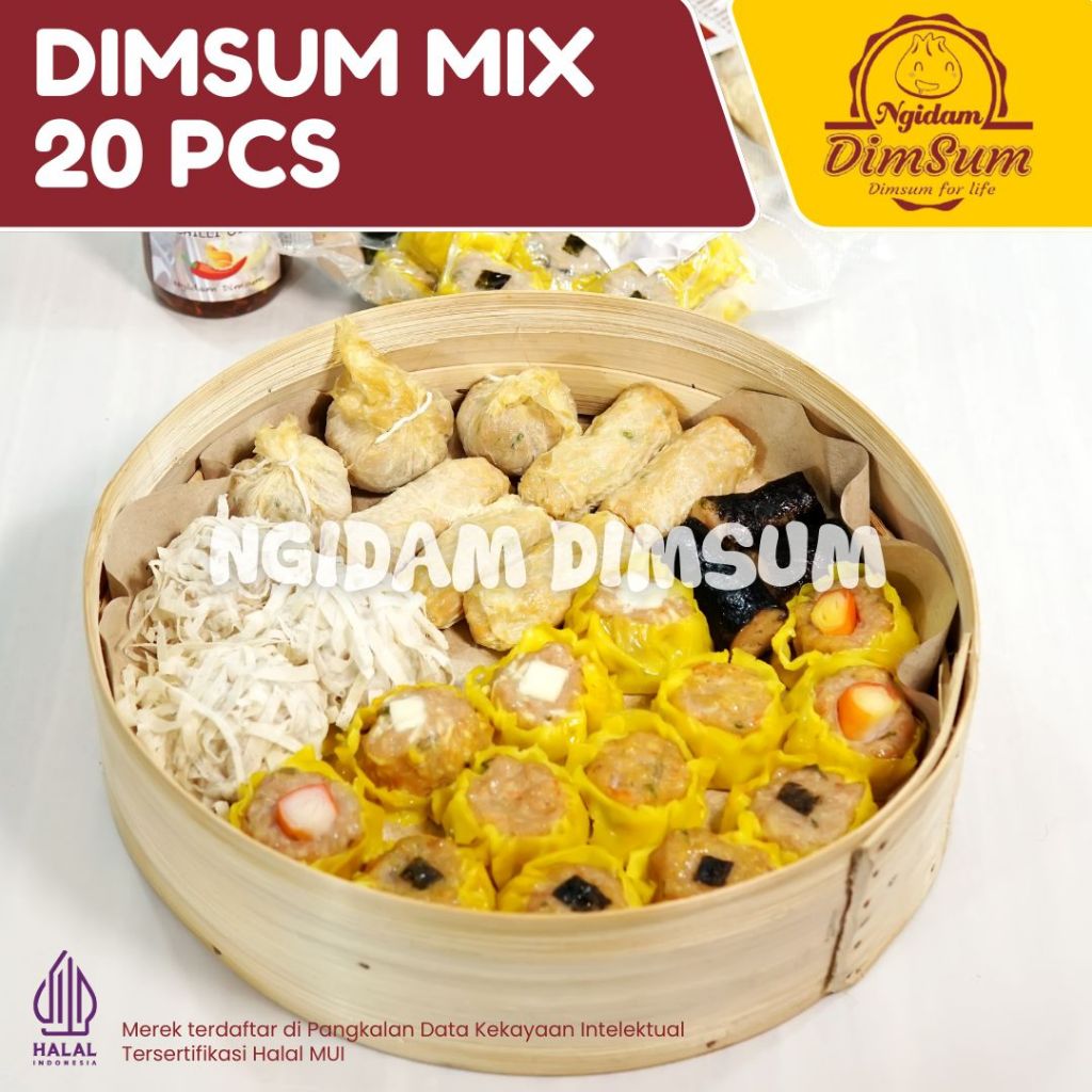 

Paket Ngidam Mix isi 20 pcs Vacum / Dimsum frozen *Bersertifikasi halal MUI*