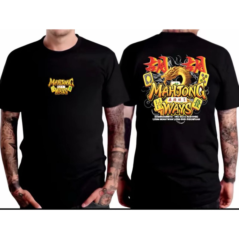 Kaos Slot Keren BISA COD GRATIS ONGKIR DISKON Baju Slot T-Shirt Premium-Kaos Pragmatic mahyong ways