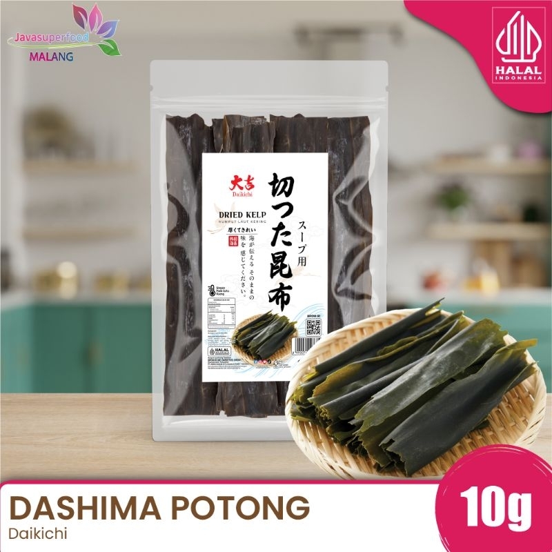 

Kombu/ Konbu / Dashima Potong / Kelp Dashi / Rumput Laut Kaldu / Kuah Ramen