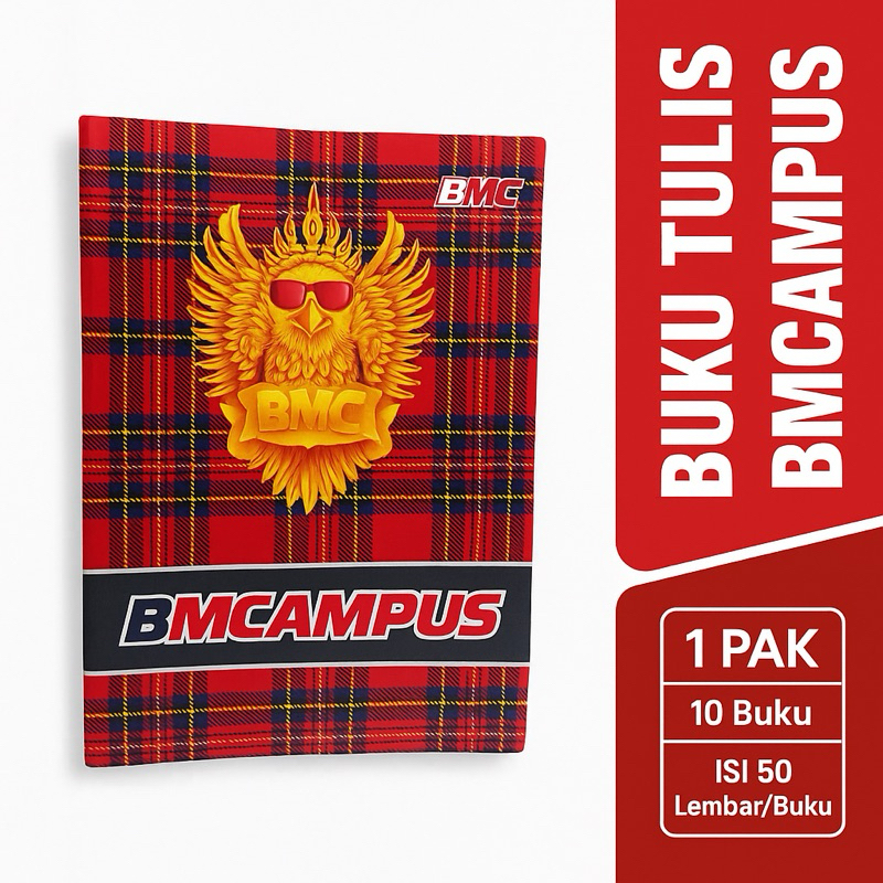 

[Pena Pedia] Buku Tulis BMCampus 50 Lembar (isi 10pcs