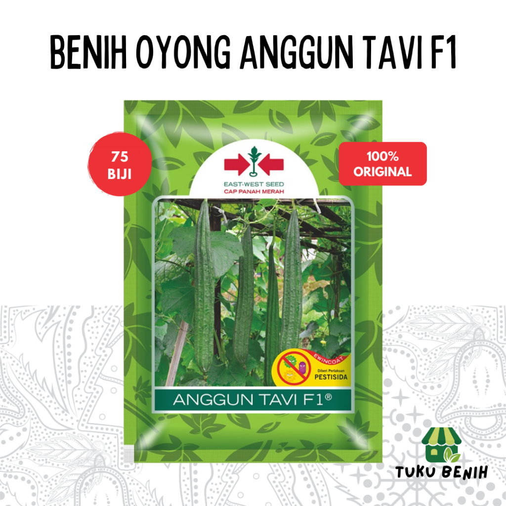 Benih bibit Oyong Anggun Tavi F1 75 Biji - Cap Panah Merah
