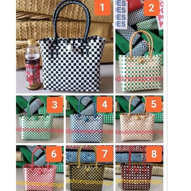 READY STOK | tas mini | Tas anyam plastik grosir langsung pabrik murah | tas souvenir kelahiran bayi