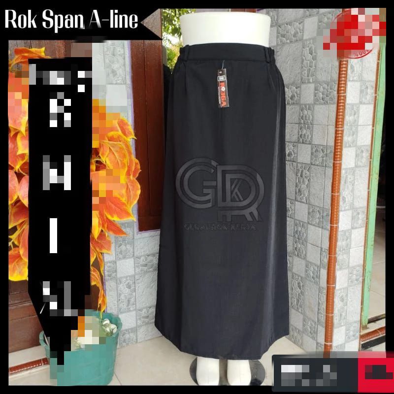 rok kerja / rok A-line/ rok span