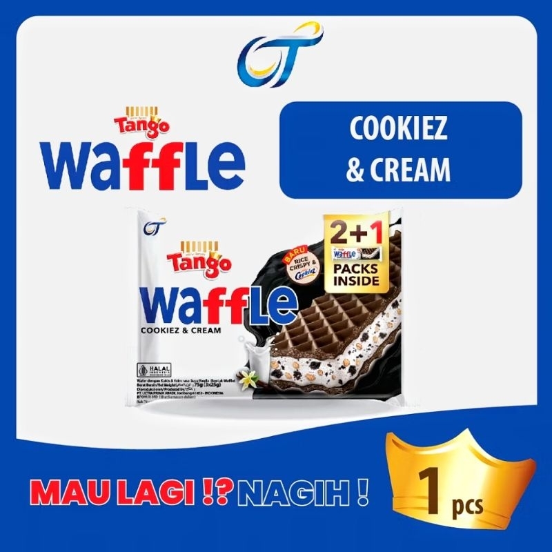 

Tango Waffle Cookiez &cream 3 x 25 gr