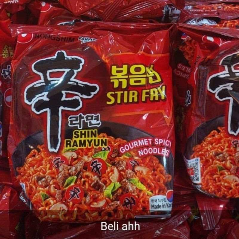 

Nongshim Stir Fry shin ramyun 131 gr | makanan korean