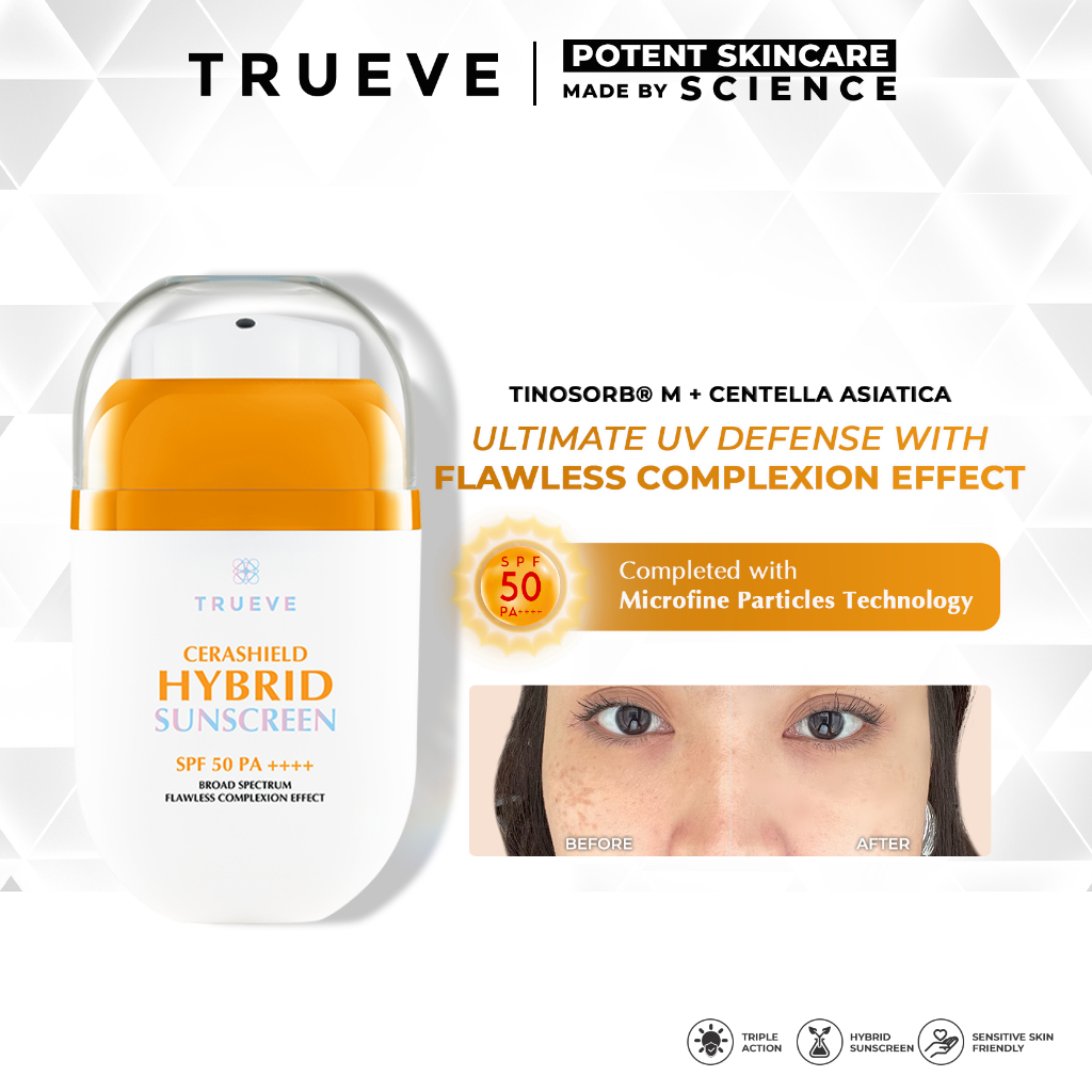 [TERUJI IN VIVO & IN VITRO] Cerashield Hybrid Sunscreen - Tone Up Hybrid Sunscreen Bumil Busui - SPF