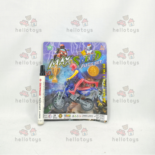 Mainan Anak Motor Trail Champion + Orang Set