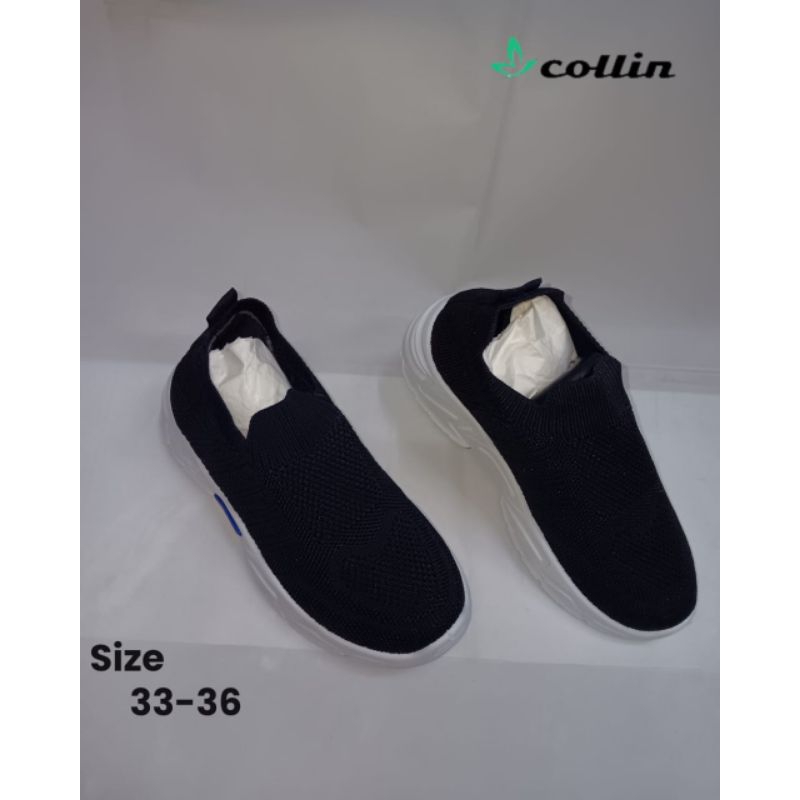 SEPATU SANTAI RAJUT UNTUK ANAK-ANAK/ SLIP ON/ SEPATU COLLIN