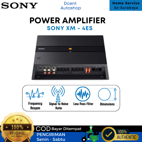 Power Amplifier Mobil - Power Speaker - Sony XM-4ES - 4 Channel - Premium Quality