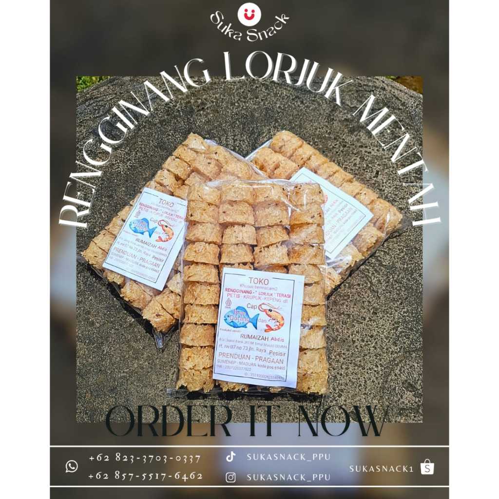 

rengginang lorjuk khas madura