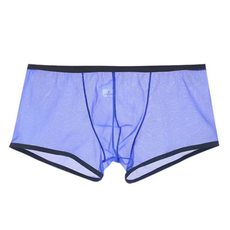 Boxer Sexy Transparan Pria Celana Dalam Pria Transparan Low Boxer Hot Pant Transparan Pria Sexy