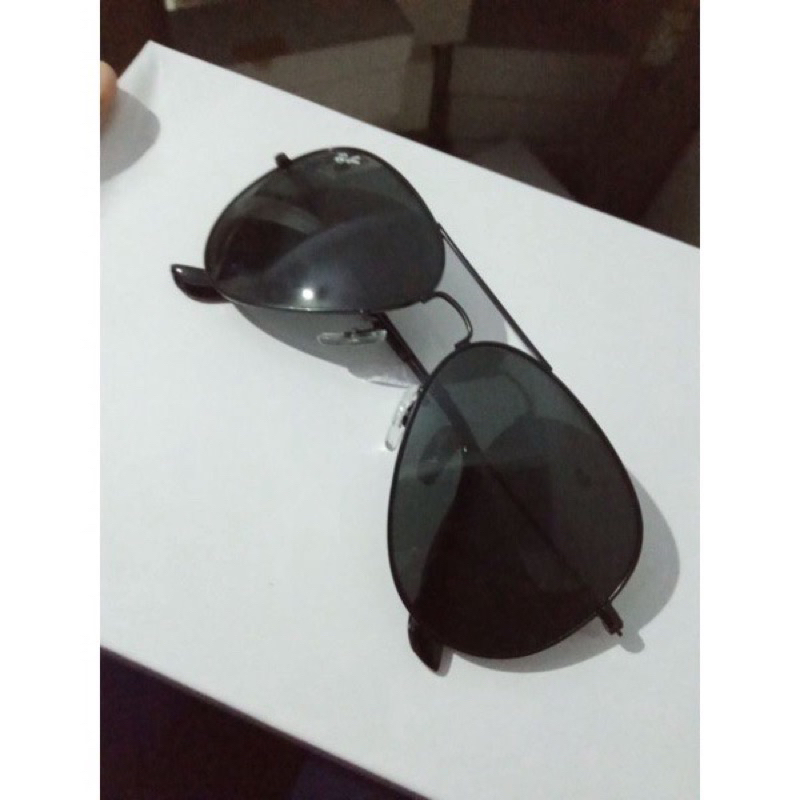 Kacamata hitam BL lensa anti uv warna lensa hijau botol Size 62