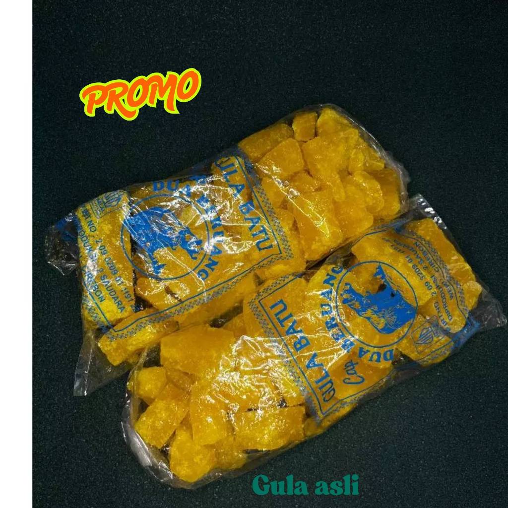 

GULA BATU ASLI Cap "Beruang" Kemasan 500g