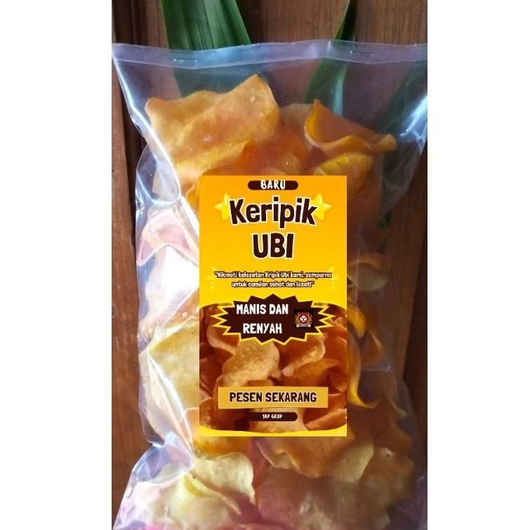 

Kripik Ubi Cilembu Manis gurih dan renyah 1pcs