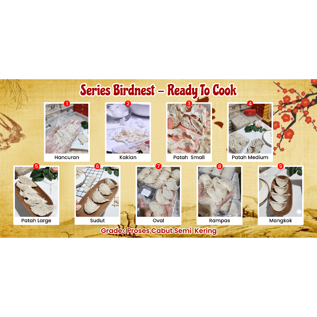 

SERIES BIRDNEST = PROSES CABUT SEMI KERING