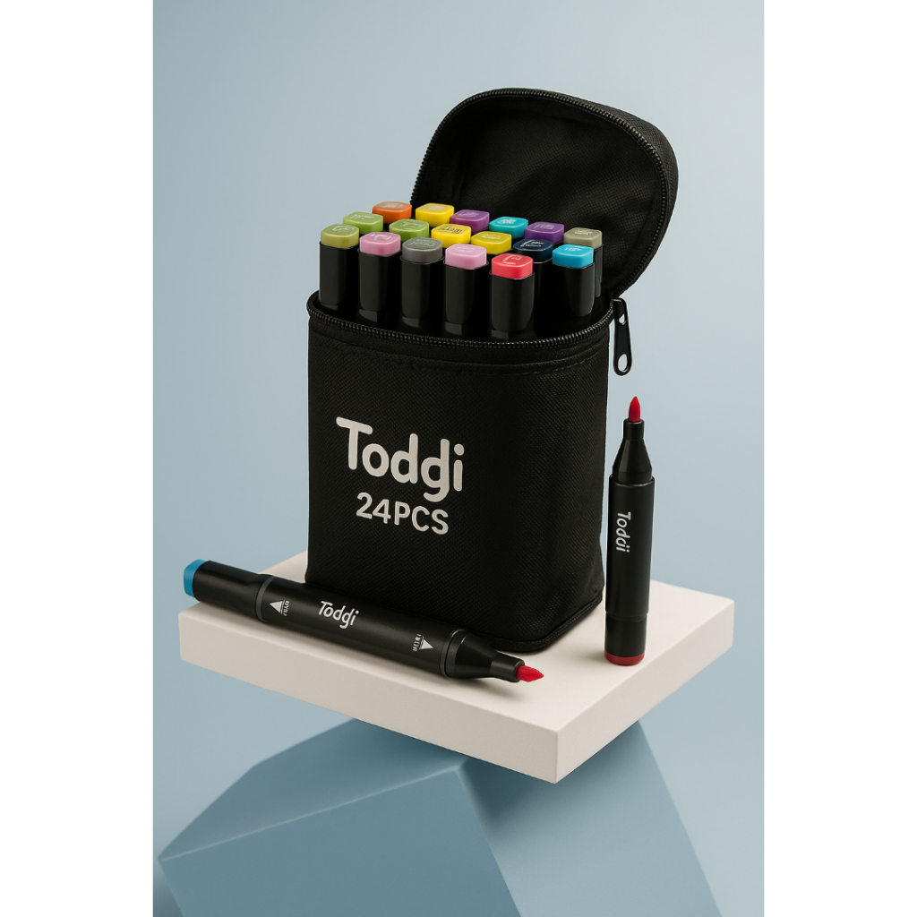 

Spidol Dual Side Fine Art Marker Brush Double Tip 1.0mm 6.0mm