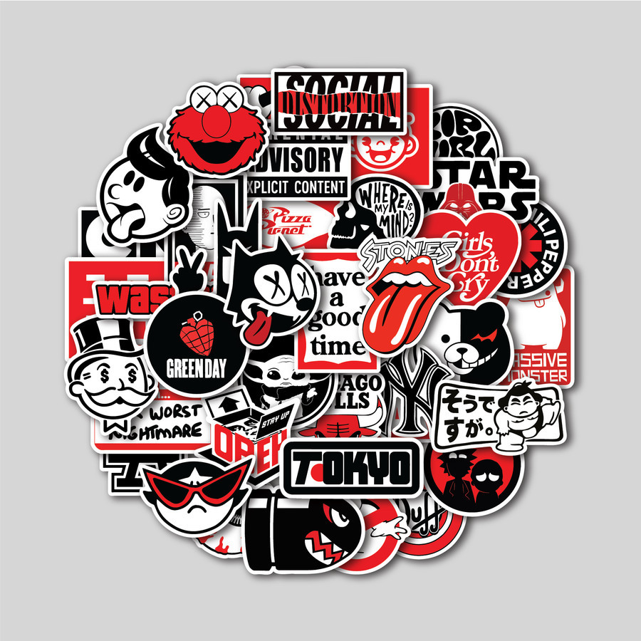 

STICKER RED BW LOGO / STICKER LAPTOP / STIKER HELM / STICKER PREMIUM / STICKER PACK