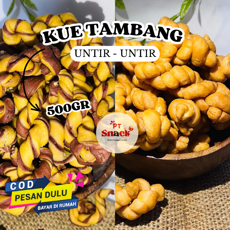 

Kue Tambang 500gr Untir untir Manis Gurih