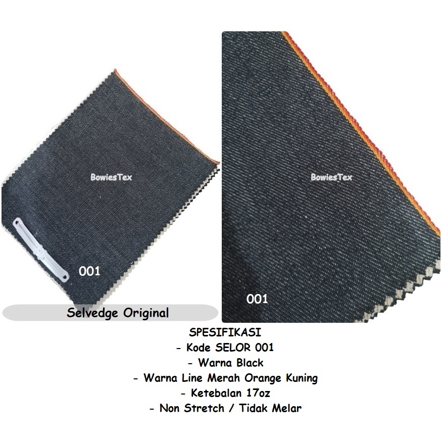 Kain Selvedge Original Jeans Selvedge Denim Selvedge Original