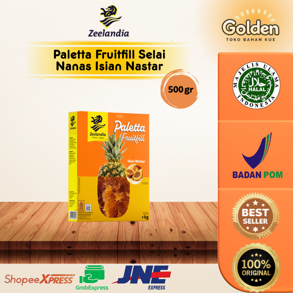

Zeelandia Paletta Fruitfill Isian Nastar 500g Selai Nastar Premium