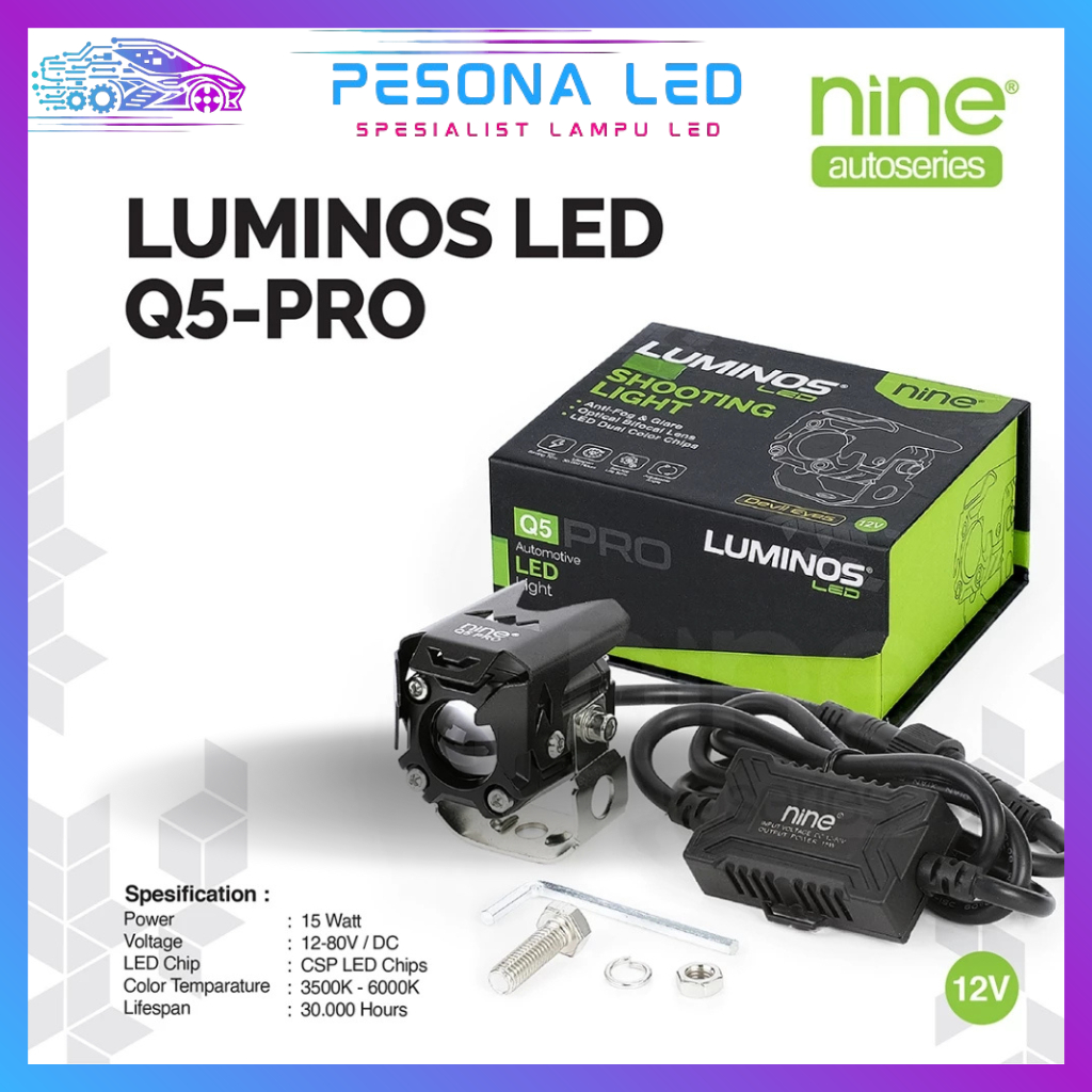 LAMPU TEMBAK SOROT LUMINOS Q5 PRO MINI SHOOTING LIGHT / LAMPU TEMBAK LUMINOS