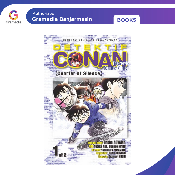 Gramedia Banjarmasin - Detektif Conan The Movie: Quarter of Silence 01