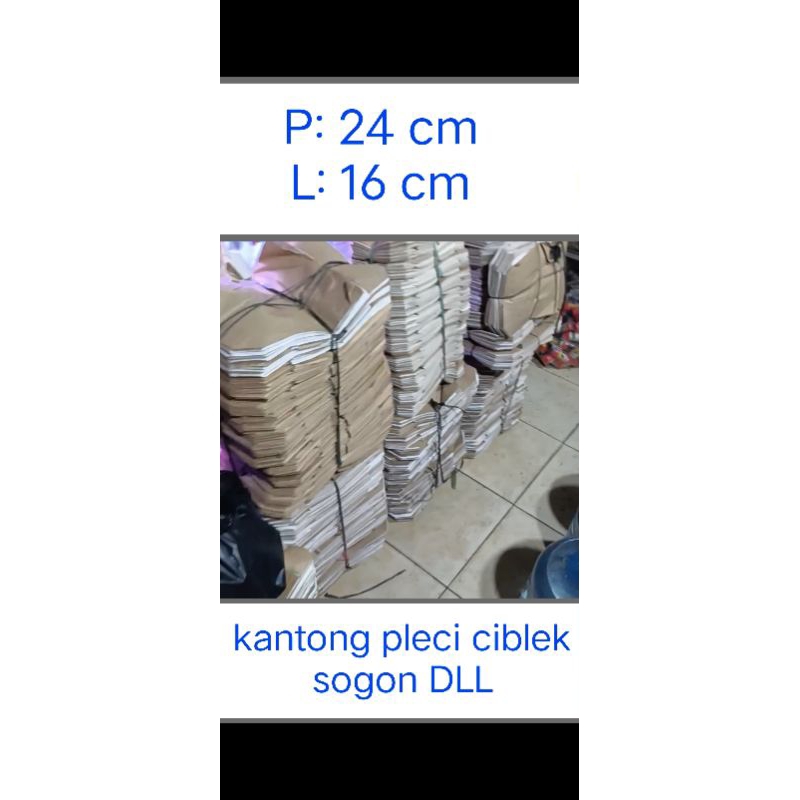 kantong kertas semen bungkus burung kecil isi 50 lembar