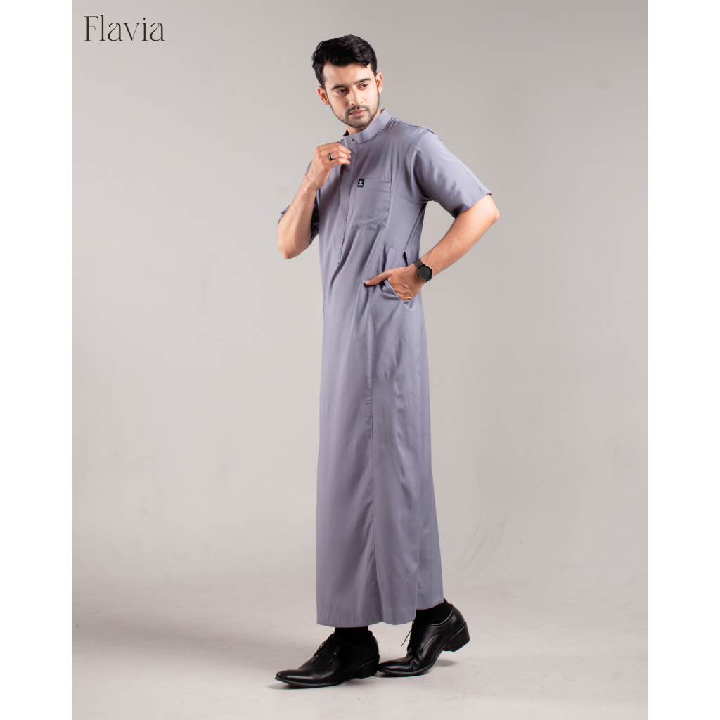 ORIGINAL Jubah Pria Thobe Saudi ( Athir Series ) / Thobe / Jubah Pria Lengan Pendek / Gamis Pria /
