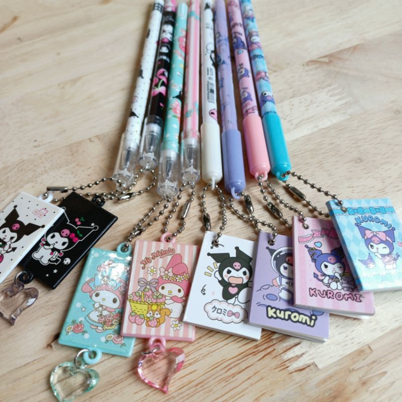 

Pulpen gel slim ada gandulan san*** kuromi my melody