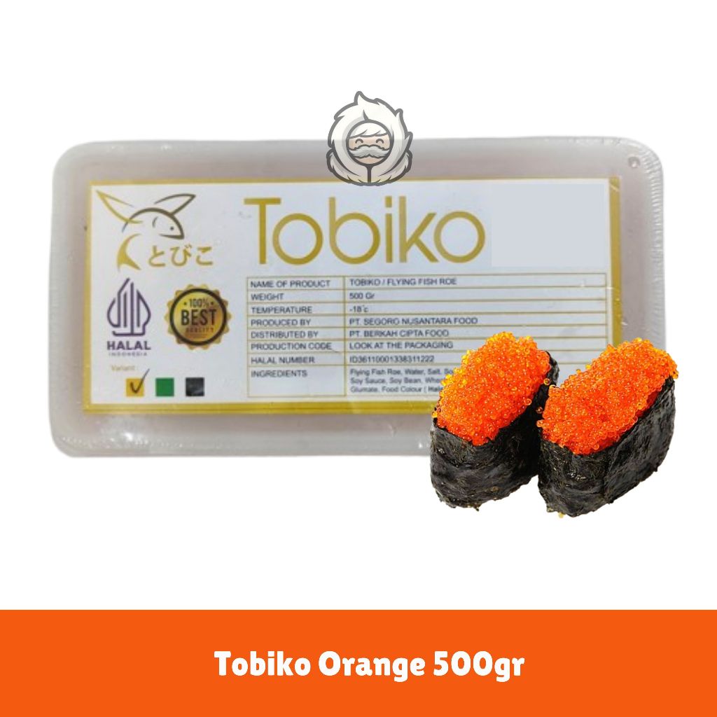 

Tobiko Orange / Telur Ikan Terbang Kualitas Premium 500g
