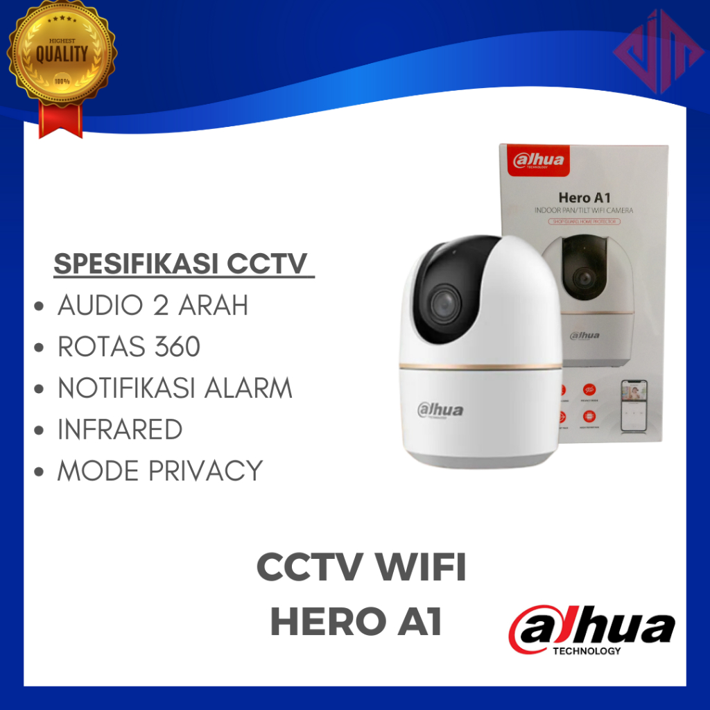 CCTV WIFI DAHUA HERO A1 INDOOR / WiFi CAMERA