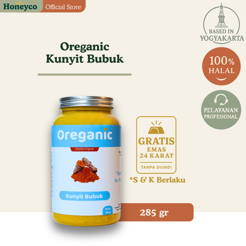 

Oreganic Kunyit Bubuk Simplisia Organik - 285gr