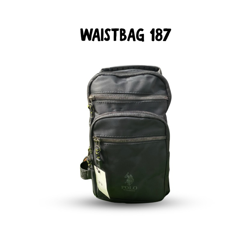 Polo Wisdom Waistbag 187 Tas Slempang Pria - Slingbag Premium