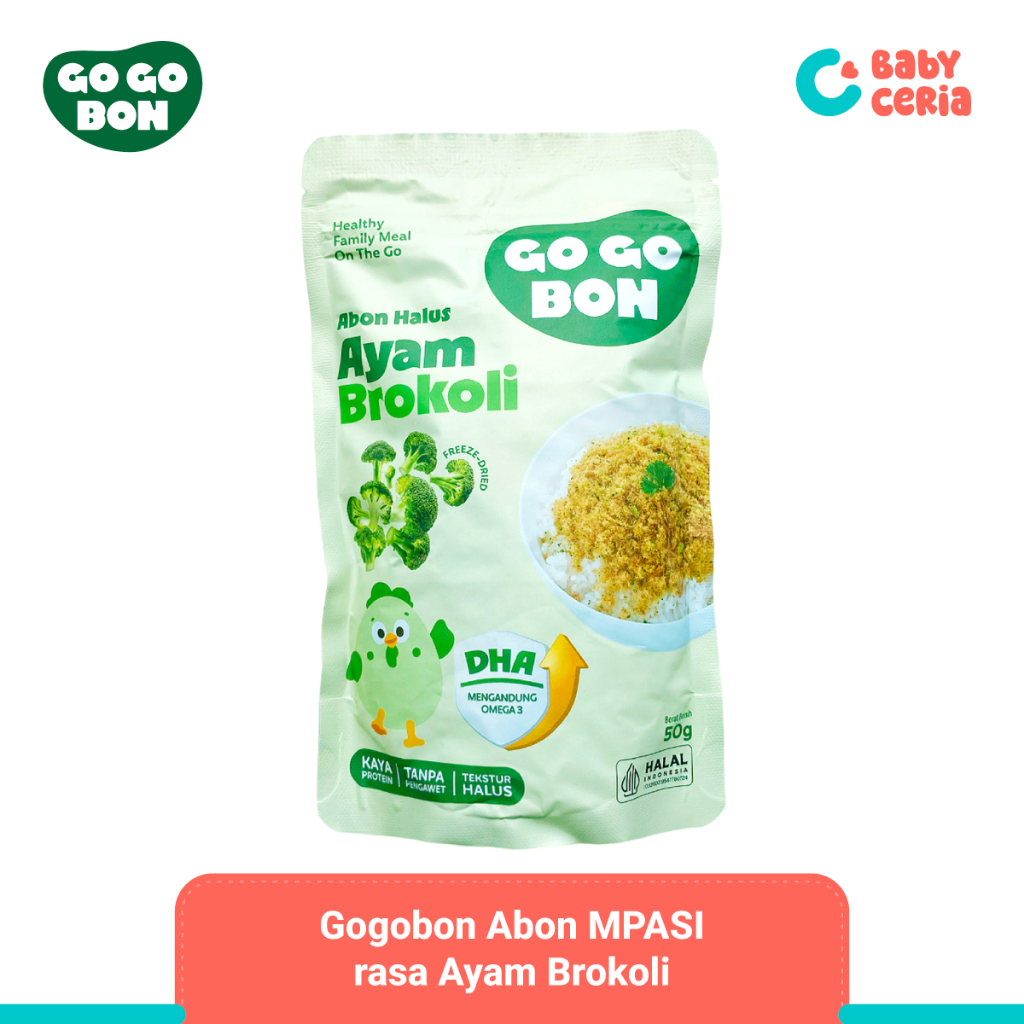 

Gogobon | Abon Halus Premium | Rasa Ayam Brokoli (50gr)