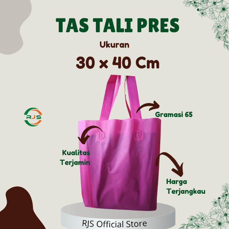 

(Isi 12 pcs) Tas HLS 30 X 40 Tas Tali Pres Tas Tali Tas Polos Tas HLS Tas Bingkisan Tas Hampers