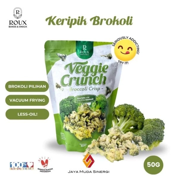 

KERIPIK BROKOLI CRISPY - HEALTHY SNACK - SNACK SEHAT - KERIPIK SAYUR PREMIUM - Healthy Broccoli Chips